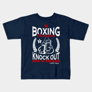 Boxing Champion Kids T-Shirt